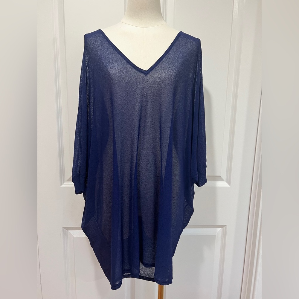 Eileen Fisher Woman gossamer top